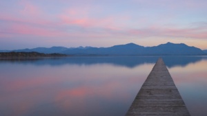 sunset, lake, jetty-7540753.jpg